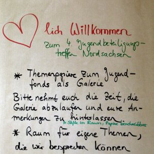 Ergebnisse vom 4. Jugendbeteiligungstreffen Nordsachsen