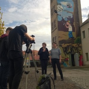 Turmgraffiti in Grimma