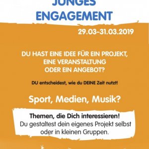 Beratung, Betreuung und finanzielle Unterstützung für junges Engagement